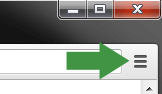 Chrome Settings Button