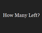 Car Database
http://howmanyleft.co.uk